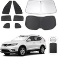 TINGLU Window Shades for Nissan Rogue 2014-2020(NOT for Rogue Sport & 2021 Rogue 3rd Gen. T33) Accessories Full Windows Rear Triangular Windshield Sun Shade Sun UV Rays Privacy Protection 8PCS by TINGLU