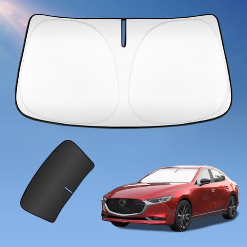 Sun Shade Sunshade for Mazda 3 2019-2025 2026 Windshield Cover by ZOIBVCARSUNSHADE