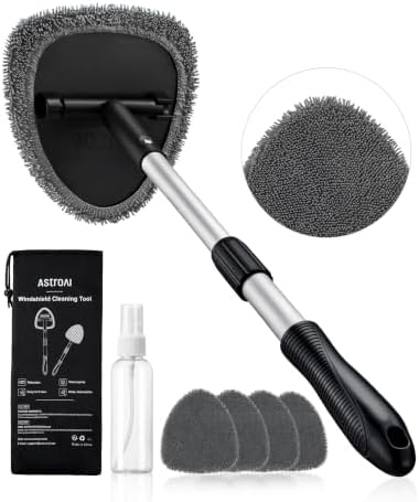 AstroAI 21" Extra-Long Windshield Cleaner Tool & Car Interior Detailing Kit by AstroAI