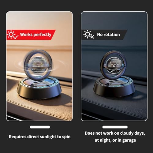 Kwak’s Solar Car Air Freshener Dashboard Decorations Gentle Ocean Scent - Image 5