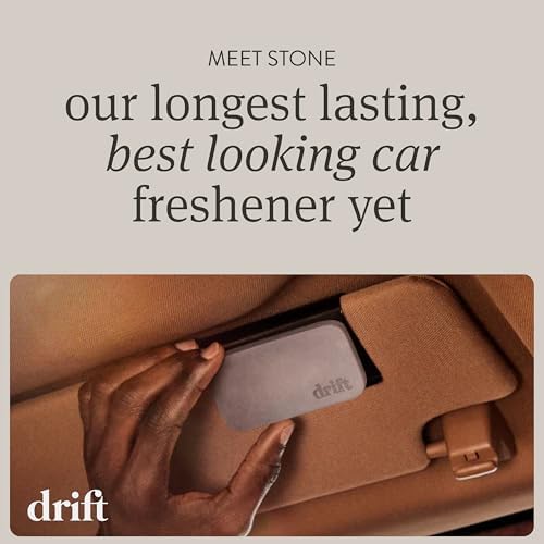 Drift Car Air Freshener - The Original Stone Air Freshener - Car Odor Eliminator - Long Lasting Scent - Metal Clip - Essential Oils - Clean Ingredients - Cabana Scent 3 Pack Refill - NO CLIP INCLUDED - Image 3