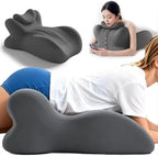 Adjustable Intimacy & Pregnancy Support Pillow - Ergonomic Foam Wedge Cushion for Back Pain, Sitting, Lying, Multi-Position with Removable Washable Cover (Dark Gray) by Unknown
