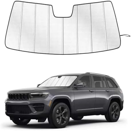 Windshield Sun Shade for Jeep Grand Cherokee 2022-2026 by SULAGIWINDSHIELDSUNSHADE
