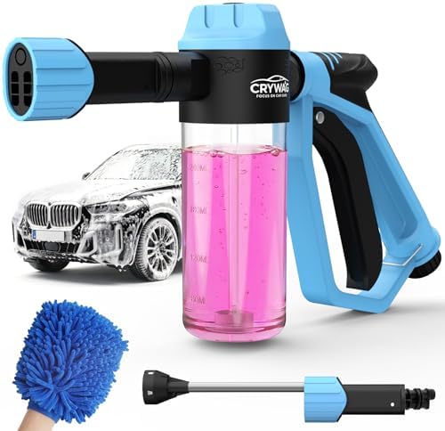 Car Wash Foam Gun for Garden Hose, with Microfiber Wash Mitt, Foam Sprayer by Unknown