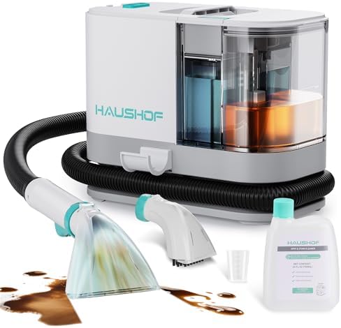 HAUSHOF Portable Carpet, Upholstery Cleaner Machine, 13Kpa Suction by HAUSHOF