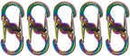 Nite Ize S-Biner MicroLock Stainless Steel - Micro-Sized Dual Carabiner for Keys, Pet Tags & Small Accessories - Center Locking Lever - Twist-to-Lock - Image 4