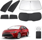 TINGLU Window Shades for Toyota Corolla Hatchback 2020-2026(Not for Corolla Cross) Accessories Side Full Windows Cover Camping Rear Triangular Windshield Sun Shade Sun UV Rays Privacy Protection 6PCS by TINGLU