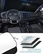 Foldable Front Windshield Sunshade fit for Toyota Tacoma 2016-2026 - Image 5