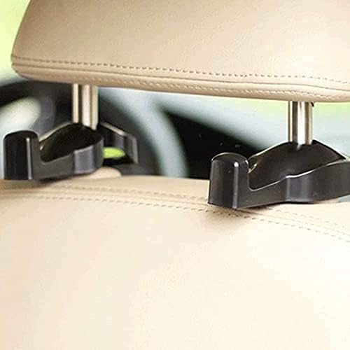 IPELY Universal Car Vehicle Back Seat Headrest Hanger Holder Hook for Bag Purse Cloth Grocery (Black -Set of 2) - Image 6