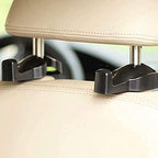 IPELY Universal Car Vehicle Back Seat Headrest Hanger Holder Hook for Bag Purse Cloth Grocery (Black -Set of 2) - Image 6