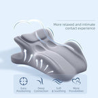 27 Degree Couples Pillow for Couples Sweet Spot Intimacy Pillows, Maintains Perfect 27 Angle Every Time, Firm Foam that Won?t Shift, Waterproof & Washable Cover (Blue)-2 - Image 2