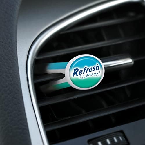 Refresh Your Car Air Freshener, Odor Eliminator, Set of 6 Auto Dual Scent Vent Sticks, Lightning Bolt and Ice Storm Scent, Refresh Your Car (Pack of 2) - Image 2