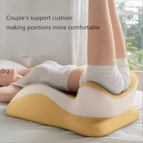 Adjustable Intimacy & Pregnancy Support Pillow - Ergonomic Foam Wedge Cushion for Back Pain, Sitting, Lying, Multi-Position with Removable Washable Cover (Pink) - Image 5