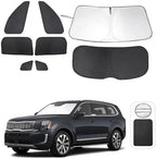 TINGLU Window Shades for Kia Telluride 2020 2021 2022 2023 2024 2025 Accessories Car Side Full Windows Rear Triangular Windshield Sun Shade Sun UV Rays & Privacy Protection for Camping 8PCS by TINGLU