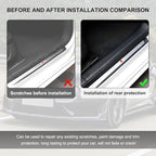 Wevdn 3D Carbon Fiber Vinyl Tape, 3 Inch×23ft Carbon Fiber Wrap Auto Door Edge Window Trim Detailing Tape, Anti-Scratch Self Adhesive Auto Door Entry Guards Vinyl Overlay Wrap Roll - Image 4