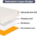 1.2" Extra Thick Garage Wall Protector 6 Pack - Self-Adhesive Car Door Protector Foam Bumper Guards for Garage Walls, Parking Aid to Prevent Dings & Scratches, Concrete Drywall Friendly, White - Image 3