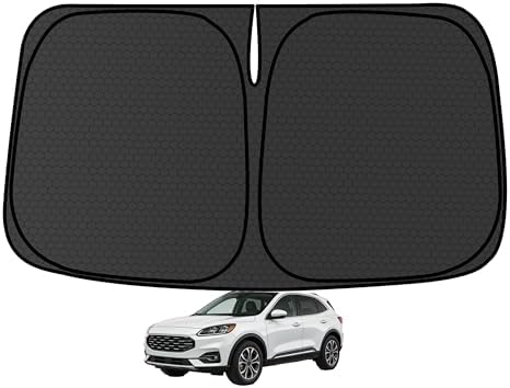 Escape Customized Windshield Sun Shade for 2020-2025 2026 Escape S/SE/SEL/SE Sport Hybrid/Titanium Front Window Sunshade Visor Protector Foldable Blocks UV Rays Keep Car Cooler Accessories by aatoppus