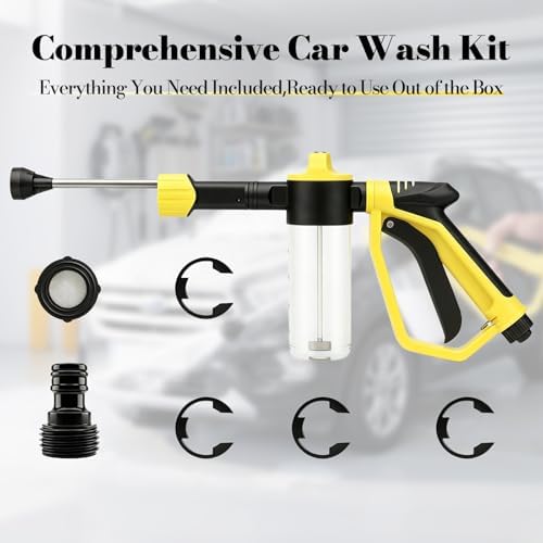 Car Wash Foam Gun for Garden Hose, Car Foam Cannon with 3 Spray Modes - Image 5