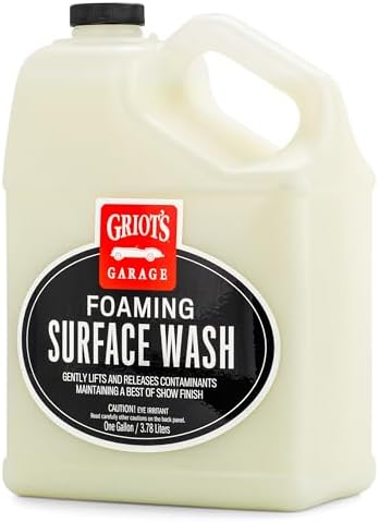 Griot's Garage BOSS Foaming Surface Wash for Car Cleaning and Detailing, Compatible with the BOSS Foam Cannon Auto-Mix System, One Gallon by GriotsGarage