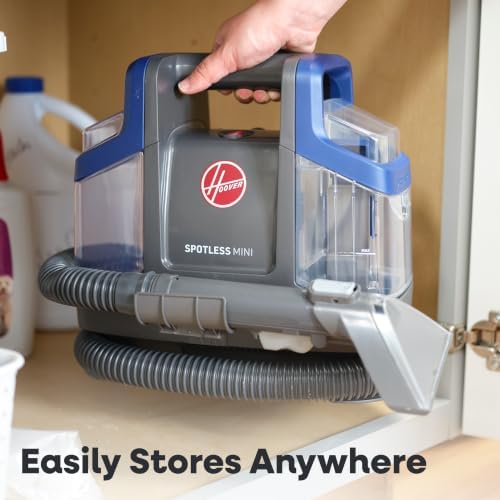Hoover Spotless Mini Pet Portable Spot Cleaner FH12351, Carpet and Upholstery Cleaner for Stairs, Furniture, Pet Messes and Cars, Compact Design, Easy Fill Tank, Self-Cleaning Hose, Lightweight - Image 6