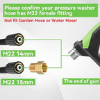 Tool Daily Sewer Jetter Kit for Pressure Washer 150 FT, Power Washer Gun - Image 3