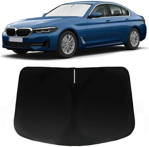 Windshield Sun Shade for 2011-2024 BMW 5 Series Accessories by PAIMOHO