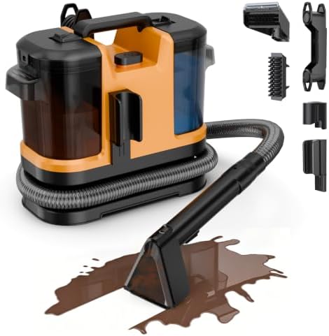 Portable Carpet Cleaner Machine 21kPa Upholstery Spot Cleaner Machine by yoomie