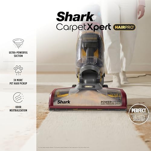 Shark CarpetXpert HairPro, Upright Carpet & Area Rug Cleaner, EX221BRN - Image 2