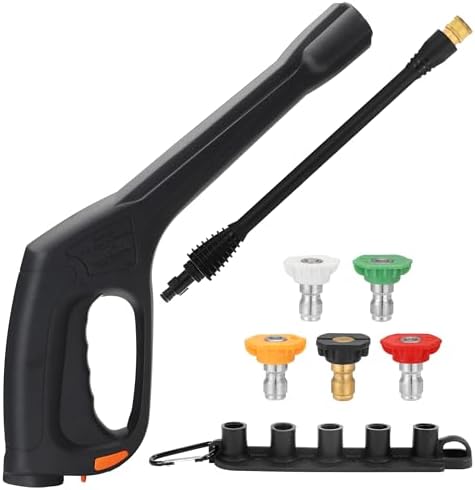 JOEJET Pressure Washer Spray Gun with Extension Wand and 5 Nozzle Tips by JOEJET
