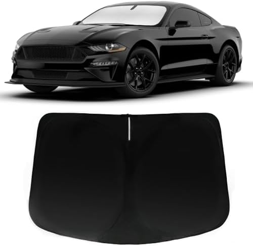 Custom Fit Ford Mustang (Not for Mach-E) 2015-2026 Windshield Sun Shade by PAIMOHO