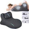 Couples Pillow 27° Ergonomic Wedge Cushion, Rebound Memory Foam Support for Hip, Back & Neck Comfort, Enhance Intimacy & Relaxation, Perfect for Reading, Bed Lounging by Unknown