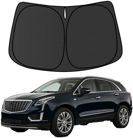 XT5 Customized Windshield Sun Shade for 2017 2018 2019 2020 2021 2022 2023 2024 2025 2026 XT5 Front Window Sunshade Visor Protector Foldable Blocks UV Rays Keep Car Cooler Accessories by aatoppus