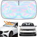 Windshield Sun Shade for Volkswagen Jetta 2011-2018 - 4 Layers Sunshade Compatible with Volkswagen Jetta Foldable Front Window Sunshade Sun Visor Protector Block UV Rays Keep Your Car Cooler by Unknown