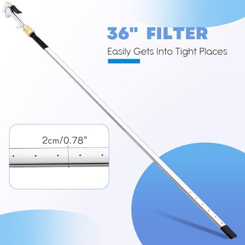 Threlaco 32" Air Filter, Radiator Cleaning Wand for High Efficiency Cooling Systems and Radiators, Water Air Cleaning Wands for Blow out Wash out Kit, Home Car Truck Power Washer Wand - Image 2