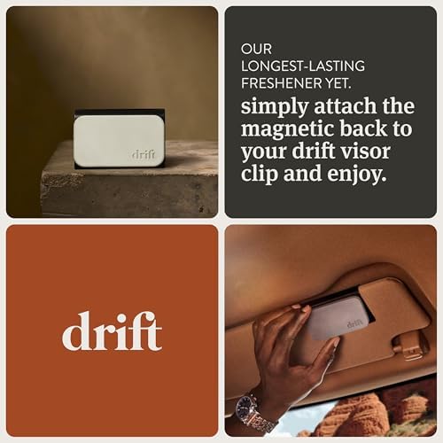 Drift Car Air Freshener - The Original Stone Air Freshener - Car Odor Eliminator - Long Lasting Scent - Metal Clip - Essential Oils -Clean Ingredients - Open Air Scent 3 Pack Refill - NO CLIP INCLUDED - Image 6
