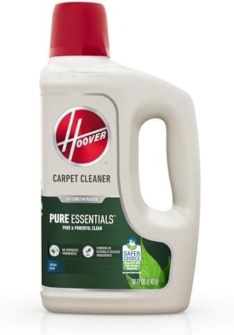Hoover Pure Essentials Carpet Cleaner Solution, 50 oz., Fresh Rain Scent by Hoover