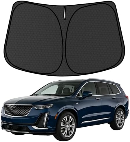XT6 Customized Windshield Sun Shade for 2020 2021 2022 2023 2024 2025 2026 XT6 Front Window Sunshade Visor Protector Foldable Blocks UV Rays Keep Car Cooler Accessories by aatoppus