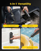Mr.ego Car Vacuum Portable Cordless, 26Kpa Mini Vacuum with Brushless Motor - Image 5