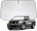 Windshield Sun Shade for Nissan Titan 2004-2015 Sunshade by YIZHUOMY