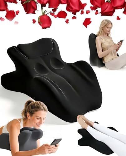 27° Ergonomic Wedge Pillow for Couples: Enhance Intimacy & Comfort, High-Density Memory Foam, Versatile Use for Adult Play, Relaxation, and Support,Black by Unknown