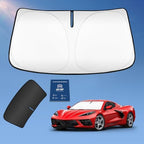 Sun Shade for Chevrolet Corvette C8 2020-2026 Windshield Cover 4-Layers by ZOIBVCARSUNSHADE