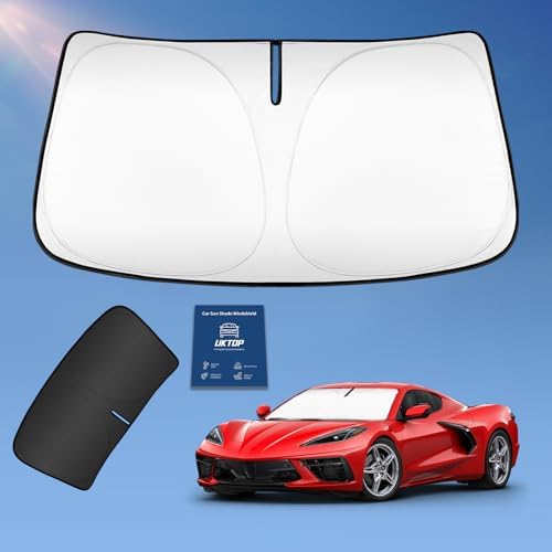 Sun Shade for Chevrolet Corvette C8 2020-2026 Windshield Cover 4-Layers by ZOIBVCARSUNSHADE