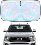 for Ford Expedition 2018-2025 Windshield Sun Shade - Custom Fit Ford Expedition 4 Layers Sunshade Foldable Front Window Sunshade Sun Visor Protector Block UV Rays Keep Your Car Cooler Car Accessories by Unknown