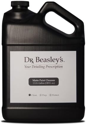 Dr. Beasley's Matte Paint Cleanser - Easily Removes Grease & Heavy Dirt, Droppings, Tree Sap from Autos. Safe On All Matte Surfaces, Preserves The Look for Satin & Glossy Paint, 1 Gal by DrBeasleys