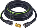 Pressure Washer Hose 1/4" × 25FT - 3200 PSI Heavy Duty Power Washer Hose Replacement with M22-14mm Aluminum Fittings, Flexible Kink-Resistant Hose for M22-14mm Compatible Pressure Washers by Unknown