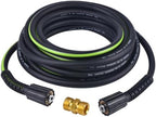 Pressure Washer Hose 1/4" × 25FT - 3200 PSI Heavy Duty Power Washer Hose Replacement with M22-14mm Aluminum Fittings, Flexible Kink-Resistant Hose for M22-14mm Compatible Pressure Washers by Unknown
