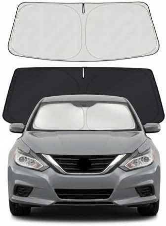 Custom Fit Windshield Sun Shade for Nissan Altima 2013-2018 by Unknown