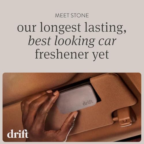 Drift Car Air Freshener - Stone Air Freshener Car Odor Eliminator - Long Lasting Scent - Auto Accessories - Metal Clip - Essential Oils - Clean Ingredients - Summer Sunset Scent Starter Kit - Image 2