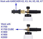 M MINGLE Foam Cannon, Compatible with Karcher K2-K7, 5 Nozzle Tips - Image 2