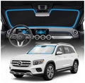 for Mercedes Benz GLB Sun Shade Windshield Cover - Custom Fit GLB Accessories 2020-2025 2026 Sunshade Foldable UV Protection & Heat Shield Sun Visor Accessories by Unknown
